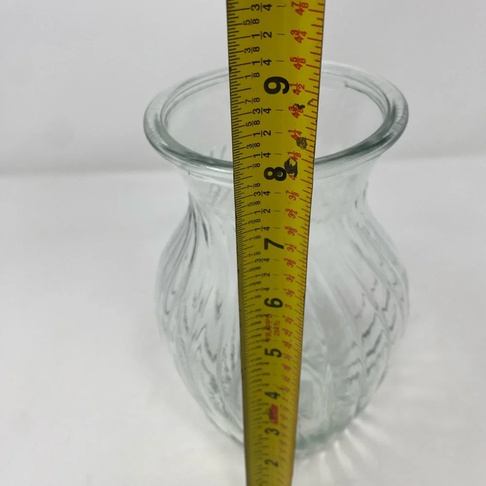 Elegant Clear Glass Vase